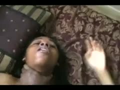 While fucking my South African girlfriend in a missionary fashion, I choked her.
